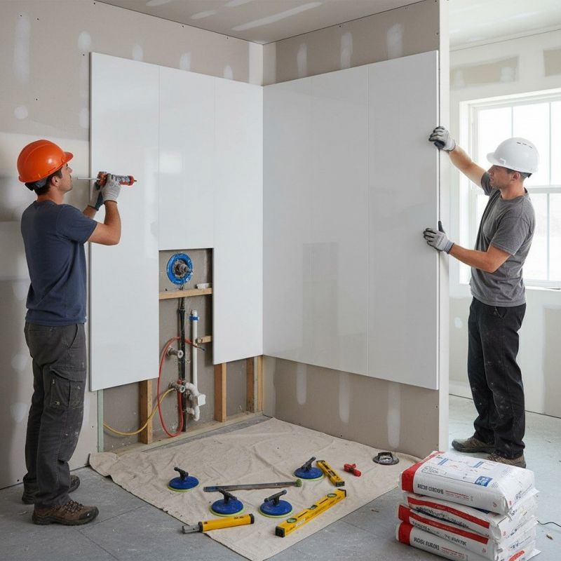 Shower Remodeling detail